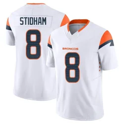 Youth Jarrett Stidham Denver Broncos No.8 Limited Vapor F.U.S.E. Jersey - White