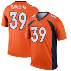Youth Jeremy Crawshaw Denver Broncos No.39 Legend Jersey - Orange