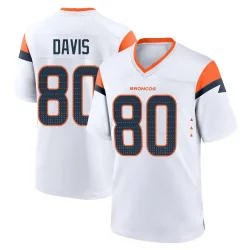 Youth Joaquin Davis Denver Broncos No.80 Game 2nd Jersey - White