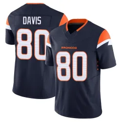 Youth Joaquin Davis Denver Broncos No.80 Limited Alternate Vapor F.U.S.E. Jersey - Navy