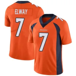 Youth John Elway Denver Broncos No.7 Limited Team Color Vapor Untouchable Jersey - Orange