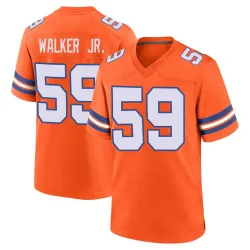 Youth Johnny Walker Jr. Denver Broncos No.59 Game Alternate Mile High Collection 1977 Throwback Jersey - Orange