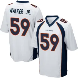 Youth Johnny Walker Jr. Denver Broncos No.59 Game Jersey - White