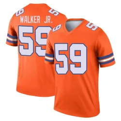 Youth Johnny Walker Jr. Denver Broncos No.59 Legend Alternate Mile High Collection 1977 Throwback Jersey - Orange
