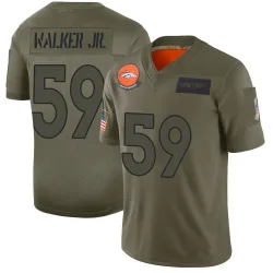 Youth Johnny Walker Jr. Denver Broncos No.59 Limited 2019 Salute to Service Jersey - Camo