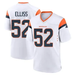 Youth Jonah Elliss Denver Broncos No.52 Game 2nd Jersey - White