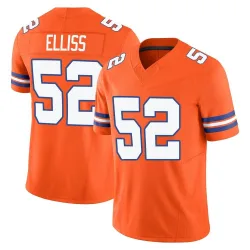 Youth Jonah Elliss Denver Broncos No.52 Limited Alternate Vapor F.U.S.E. Mile High Collection 1977 Throwback Jersey - Orange