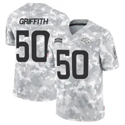 Youth Jonas Griffith Denver Broncos No.50 Limited 2024 Salute to Service Jersey - Arctic Camo