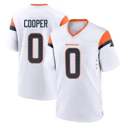 Youth Jonathon Cooper Denver Broncos No.0 Game 2nd Jersey - White