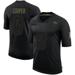 Youth Jonathon Cooper Denver Broncos No.0 Limited 2020 Salute To Service Jersey - Black