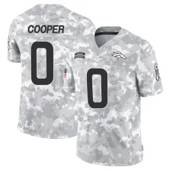 Youth Jonathon Cooper Denver Broncos No.0 Limited 2024 Salute to Service Jersey - Arctic Camo