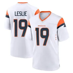 Youth Jordan Leslie Denver Broncos No.19 Game 2nd Jersey - White
