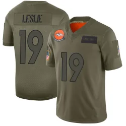 Youth Jordan Leslie Denver Broncos No.19 Limited 2019 Salute to Service Jersey - Camo