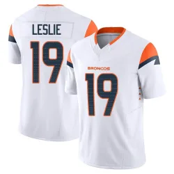 Youth Jordan Leslie Denver Broncos No.19 Limited Vapor F.U.S.E. Jersey - White