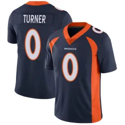 Youth Jordan Turner Denver Broncos No.0 Limited Vapor Untouchable Jersey - Navy