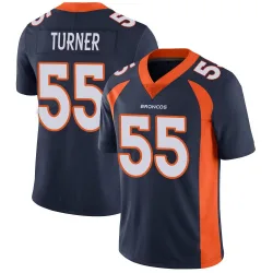 Youth Jordan Turner Denver Broncos No.55 Limited Vapor Untouchable Jersey - Navy