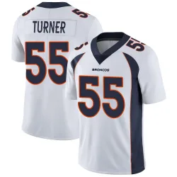 Youth Jordan Turner Denver Broncos No.55 Limited Vapor Untouchable Jersey - White