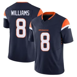 Youth K'Waun Williams Denver Broncos No.8 Limited Alternate Vapor F.U.S.E. Jersey - Navy
