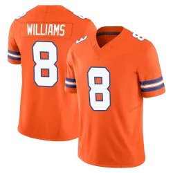 Youth K'Waun Williams Denver Broncos No.8 Limited Alternate Vapor F.U.S.E. Mile High Collection 1977 Throwback Jersey - Orange