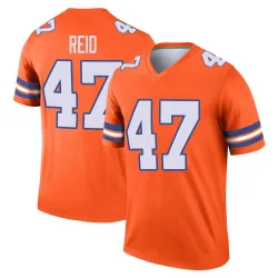 Youth Karene Reid Denver Broncos No.47 Legend Alternate Mile High Collection 1977 Throwback Jersey - Orange