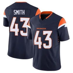 Youth Keidron Smith Denver Broncos No.43 Limited Alternate Vapor F.U.S.E. Jersey - Navy