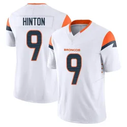 Youth Kendall Hinton Denver Broncos No.9 Limited Vapor F.U.S.E. Jersey - White