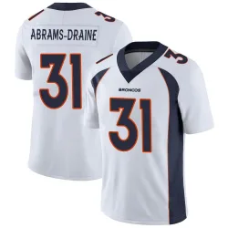 Youth Kris Abrams-Draine Denver Broncos No.31 Limited Vapor Untouchable Jersey - White