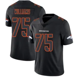 Youth Kristian Williams Denver Broncos No.75 Limited Jersey - Black Impact
