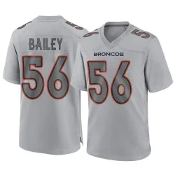 Youth Levelle Bailey Denver Broncos No.56 Game Atmosphere Fashion Jersey - Gray