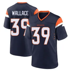Youth Levi Wallace Denver Broncos No.39 Game Alternate Jersey - Navy