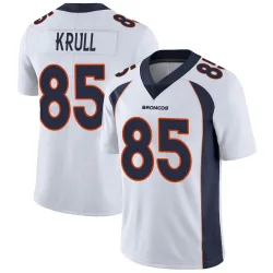 Youth Lucas Krull Denver Broncos No.85 Limited Vapor Untouchable Jersey - White