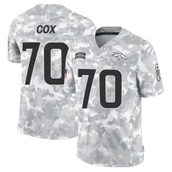 Youth Marques Cox Denver Broncos No.70 Limited 2024 Salute to Service Jersey - Arctic Camo
