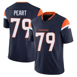 Youth Matt Peart Denver Broncos No.79 Limited Alternate Vapor F.U.S.E. Jersey - Navy