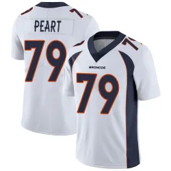Youth Matt Peart Denver Broncos No.79 Limited Vapor Untouchable Jersey - White