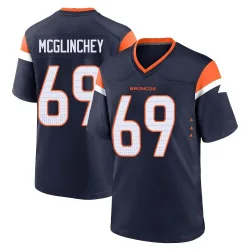 Youth Mike McGlinchey Denver Broncos No.69 Game Alternate Jersey - Navy