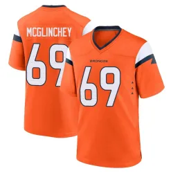 Youth Mike McGlinchey Denver Broncos No.69 Game Jersey - Orange