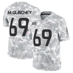 Youth Mike McGlinchey Denver Broncos No.69 Limited 2024 Salute to Service Jersey - Arctic Camo