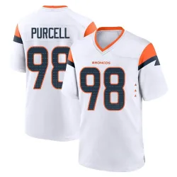 Youth Mike Purcell Denver Broncos No.98 Game 2nd Jersey - White