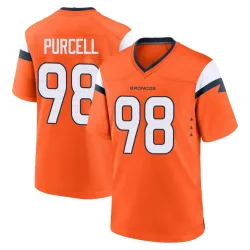 Youth Mike Purcell Denver Broncos No.98 Game Jersey - Orange