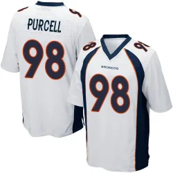Youth Mike Purcell Denver Broncos No.98 Game Jersey - White