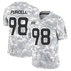 Youth Mike Purcell Denver Broncos No.98 Limited 2024 Salute to Service Jersey - Arctic Camo