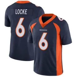 Youth P.J. Locke Denver Broncos No.6 Limited Vapor Untouchable Jersey - Navy