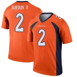 Youth Pat Surtain II Denver Broncos No.2 Legend Jersey - Orange