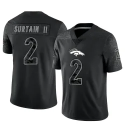 Youth Pat Surtain II Denver Broncos No.2 Limited Reflective Jersey - Black