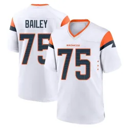 Youth Quinn Bailey Denver Broncos No.75 Game 2nd Jersey - White