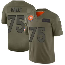 Youth Quinn Bailey Denver Broncos No.75 Limited 2019 Salute to Service Jersey - Camo