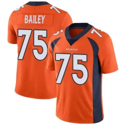 Youth Quinn Bailey Denver Broncos No.75 Limited Team Color Vapor Untouchable Jersey - Orange