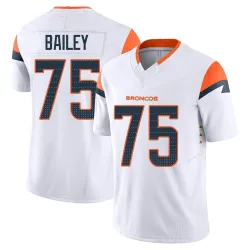 Youth Quinn Bailey Denver Broncos No.75 Limited Vapor F.U.S.E. Jersey - White