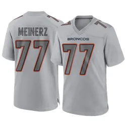 Youth Quinn Meinerz Denver Broncos No.77 Game Atmosphere Fashion Jersey - Gray