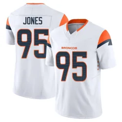 Youth Sai'vion Jones Denver Broncos No.95 Limited Vapor F.U.S.E. Jersey - White